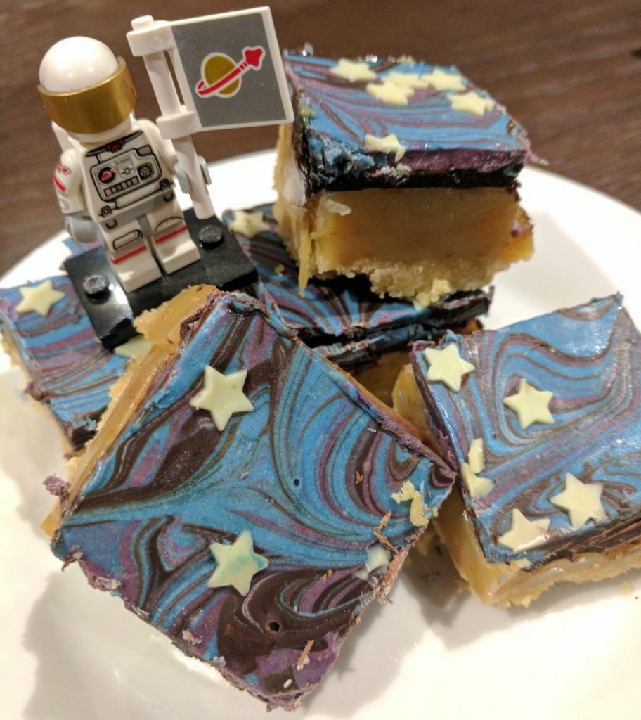 Space Themed Party Galaxy Shortbread