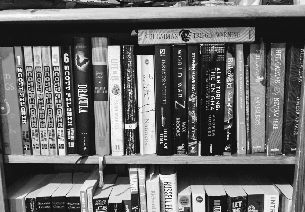 Book Club Books Miniaturist Book shelf