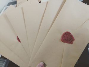 Homemade Hogwarts Letters Harry Potter Party Invites