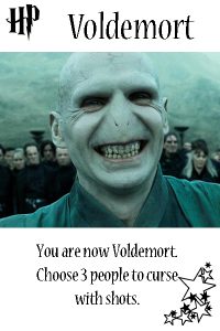 Harry Potter Drinking Game Voldemort