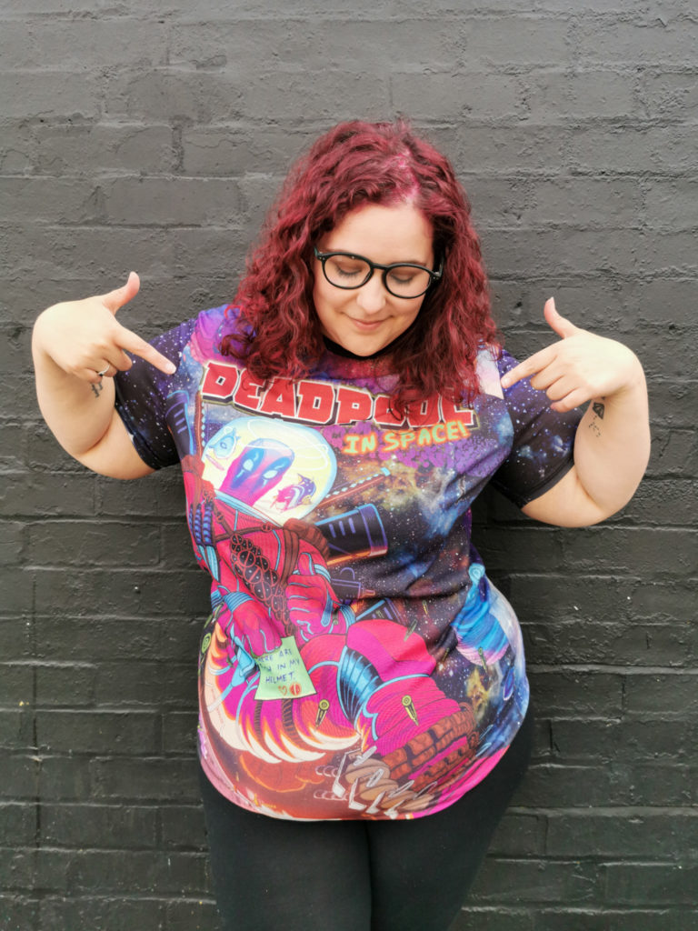 Coventry Geek Amy Turner Fights Gatekeeping Deadpool Tshirt